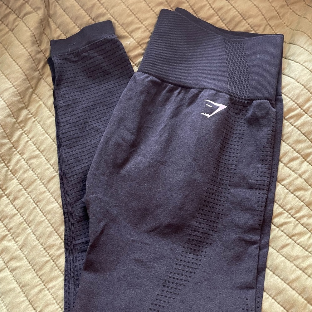 Gymshark Vital Seamless 2.0 leggings XXL in black marl
